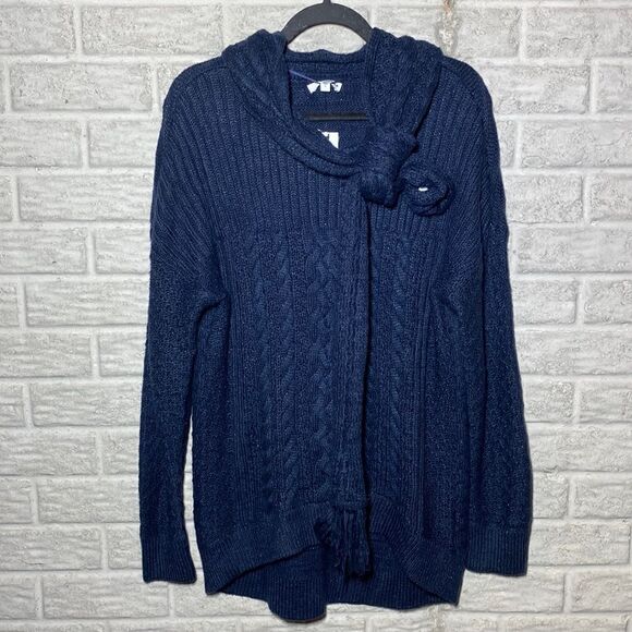 NWT Sonoma sweater with removable scarf Women's Size Large - Picture 2 of 7